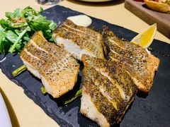香煎海鲈鱼配芦笋-TIAGO HOME KITCHEN(王府中环店)