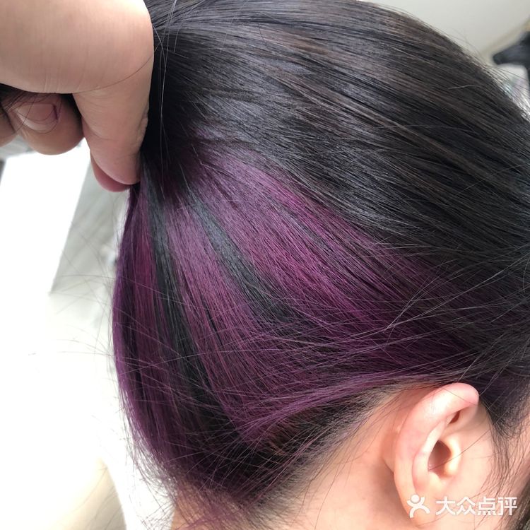 挂耳式，挑染式