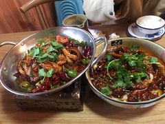 干锅虾-胖子菜馆(花园餐厅店)