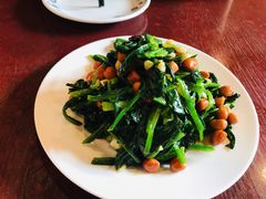 果仁菠菜-玫瑰红烤羊排(北新桥三条店)