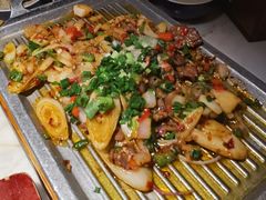 葱香牛肉-绿茶餐厅(松江万达店)