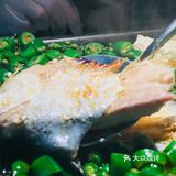 烤鱼必点探鱼招牌鲜青椒烤鱼！