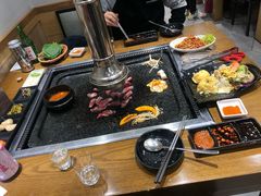 石板煎肉-韩阳王石板烤肉