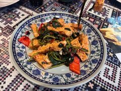 菠菜面筋-新疆伊宁远征餐厅