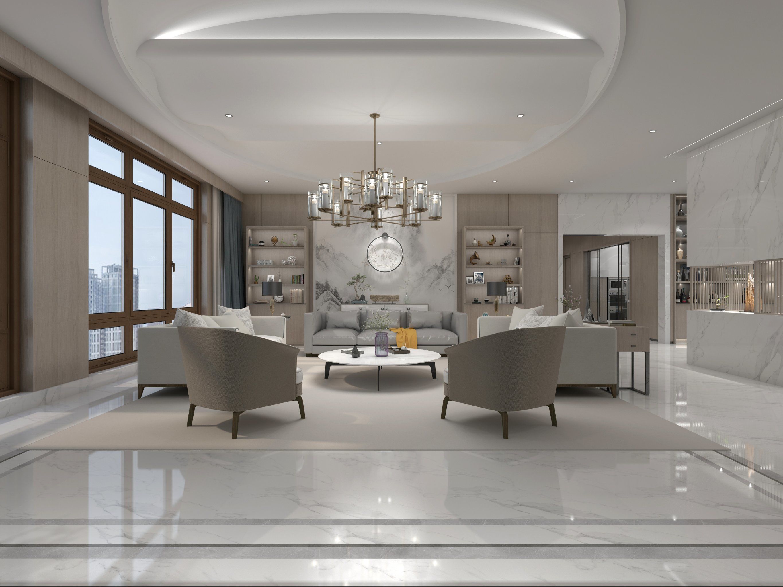 百看不厌的横厅大平层