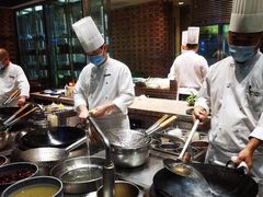 自助取餐区-君悦酒店·1881·北京烤鸭