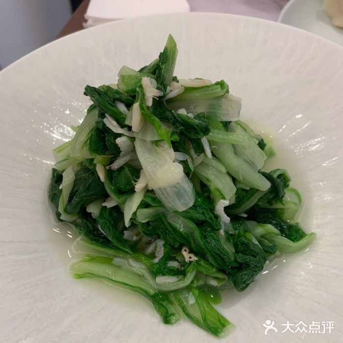 喜鼎海胆水饺(平安金融中心店)有机小白菜蒸虾皮图片