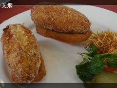 奶油鸡卷-小白桦西餐厅