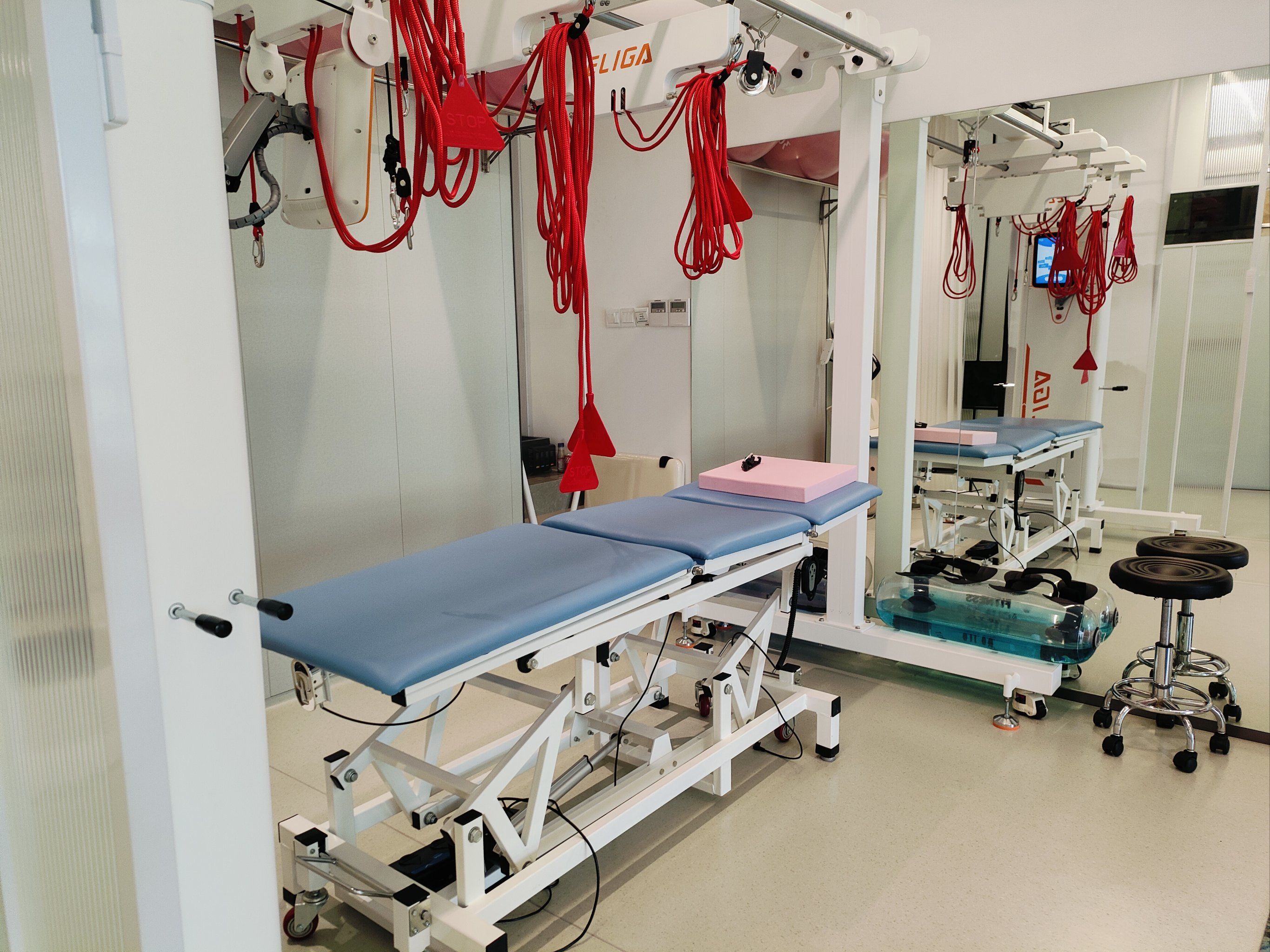 有谁熟悉这个理疗床吗,今天第一次尝试