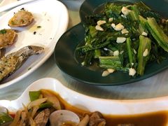 姜葱炒花甲-覃记海鲜美食餐厅