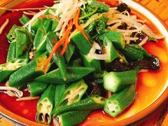 葱油秋葵-好口味小吃楼·东北菜(太原南街店)