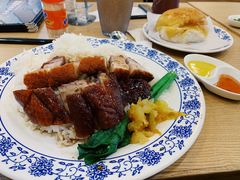 烧鹅双拼饭-棋哥烧鹅餐室(发昌大厦店)