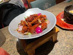 蒜香蜜汁排骨-绿茶餐厅(coco park 店)