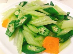 西芹秋葵炒芦荟-圆苑(上海广场店)