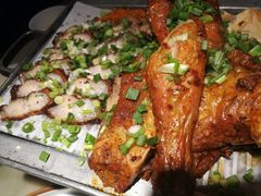 烤肉烤鸡双拼-绿茶餐厅(成都大悦城店)