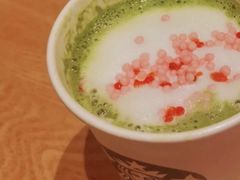 樱花草莓茶拿铁-星巴克(金华义乌颐和店)