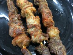 炸羊肉串-新乡杨记红焖羊肉火锅(天坛南门店)