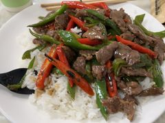 指天椒牛肉饭-好好滋味茶餐厅