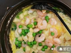 清炒虾仁葱油拌面-白玉兰传统小吃