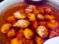古越陈酿煮花螺-杭州西子湖四季酒店·金沙厅