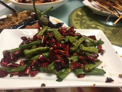 干煸四季豆-香满锅老北京羊蝎子火锅·家常菜(新街口店)