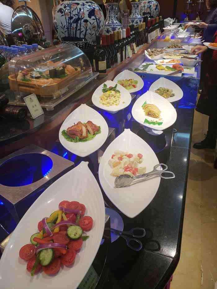 花园大饭店餐厅-"长假出京,直奔大同,一路畅通.第一顿晚餐.