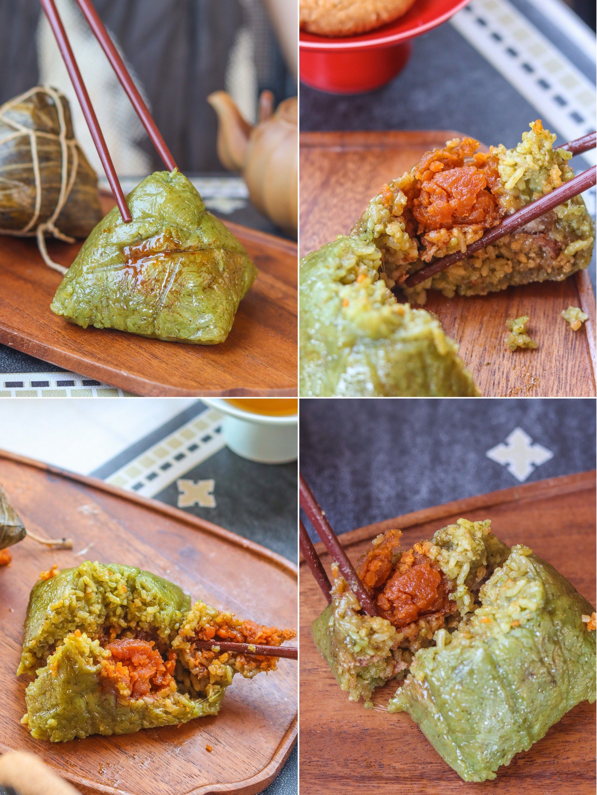 斑斓➕蛋黄➕琼海肉粽
一口下去流油香