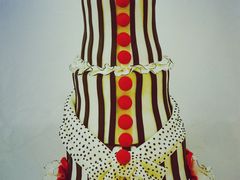 翻糖婚礼蛋糕-爱之婚礼蛋糕(建外SOHO西区店)