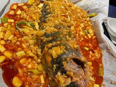 蒜香纸包江团烤鱼-红辣椒·川菜·火锅(张杨路店)