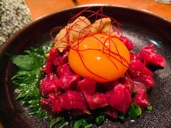 海胆拌生牛肉-九州酒场ひこぞう(1号店)
