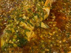 泡豇豆藿香烧江团-高坎一品甲鱼庄(两河店)