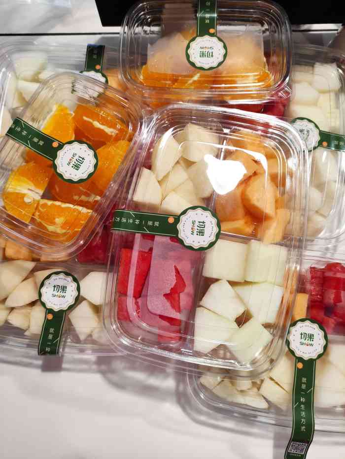 乐切果(虹口店)-"点了水果的外卖,哈密瓜是果切,柚子是剥好.