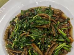 韭菜炒鳝丝-东康桂家农庄