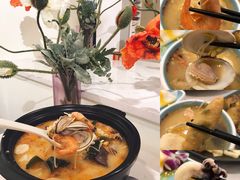 糟粕醋海鲜锅-香香海南菜餐厅