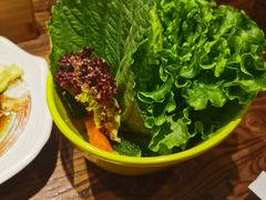 -明洞阿姨·韩式酱蟹烤肉·创意料理(三元桥店)