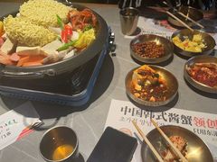 -草家酱蟹炭火烤肉店(珲春南路一店)