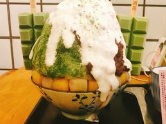 抹茶生乳かき氷-WONDER ICE 萬得冰田(建設路总店)