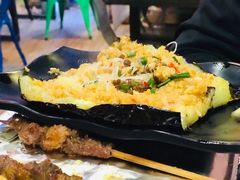 锡纸烤茄子-年轮烧烤·羊蝎子·烤鱼(星湖街店)