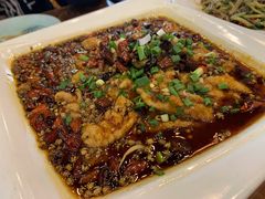 水煮牛肉-大眼锅贴饺子(河西店)