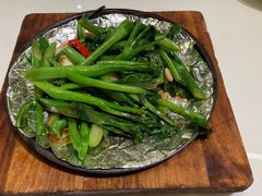 铁板虾酱芥兰-清晖小苑•顺德地方菜(壹海城店)