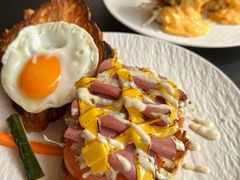 黑椒牛肉煎蛋可颂-villaa·别墅·融合菜西餐厅