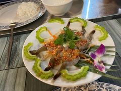 -เจ๊ระส้มตำนัว-ไก่ย่าง นาจอมเทียน