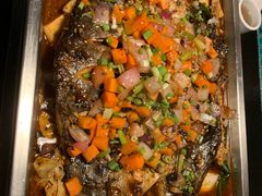 豆豉味烤鱼-鸣记脆皮烤鱼·海鲜烤鱼(三八广场店)