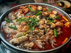 黄鳝烧鸡腰子-牟记江湖重庆地标特色菜鱼蛋海鲜羊蝎子(巴南区黑金冠十多年好店)