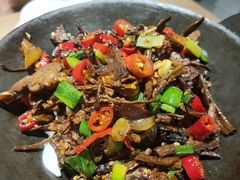 我最爱的干锅茶树菇炒腊肉-建辉湖南土菜馆(南大街店)