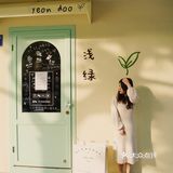 浅绿｜韩系奶油ins风咖啡店 雨后草地绿的清新温柔都想要给你