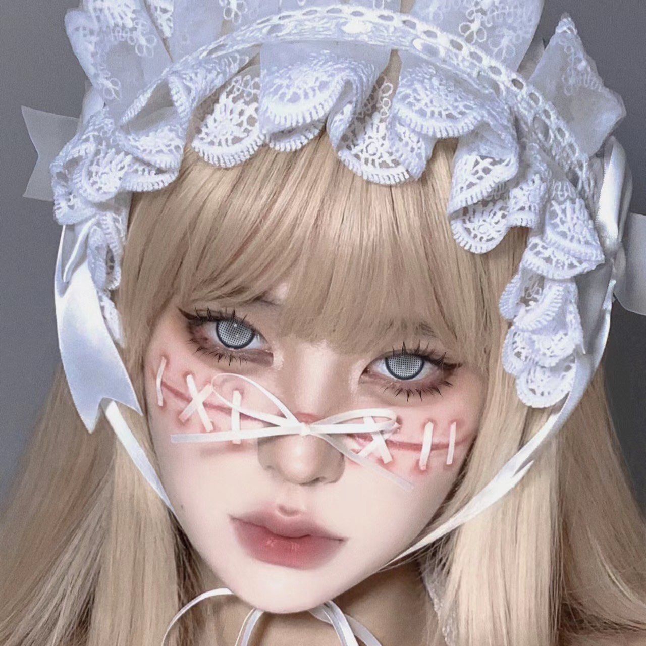 万圣节鬼娃娃妆容