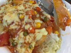 马苏里拉芝士焗猪扒饭-标记Jane's kitchen(平桥直街店)