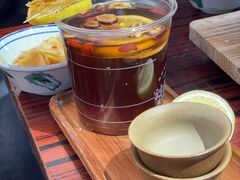热柠茶-沙胆彪炭炉牛杂煲(成都玉林店)