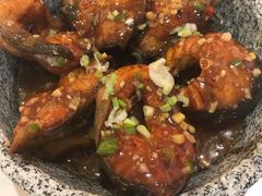 石窝烧汁柚皮大鳝-广州酒家(昌岗地铁站店)